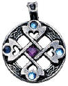 Celtic Cross Hearth Pendant