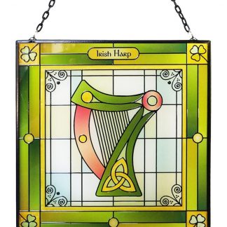 harp stained glass