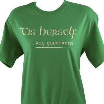 Tis Herself tee shirt