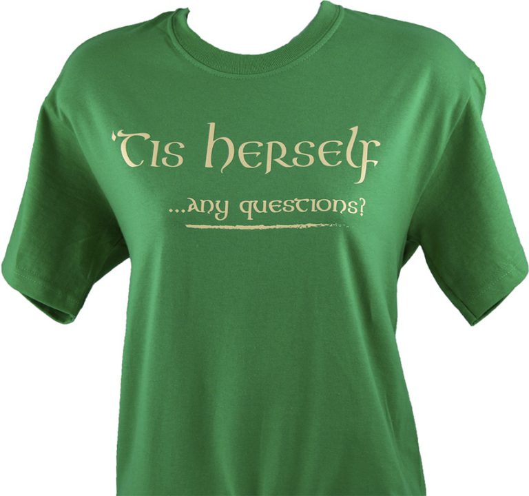 Tis Herself tee shirt