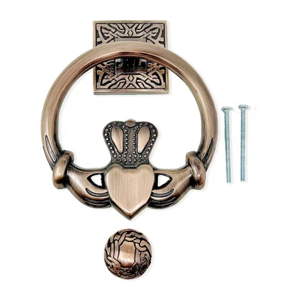 copper claddagh door knocker