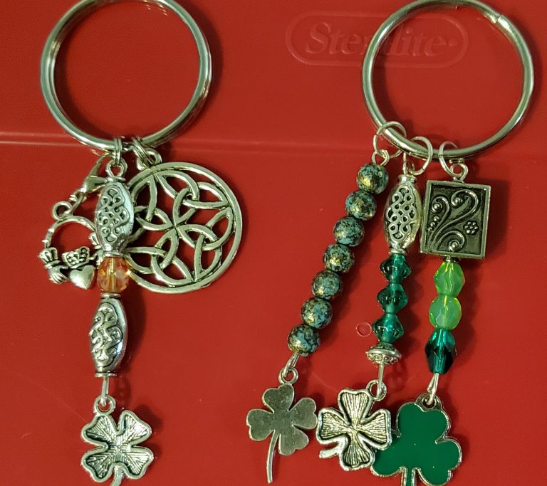 shamrock key chain