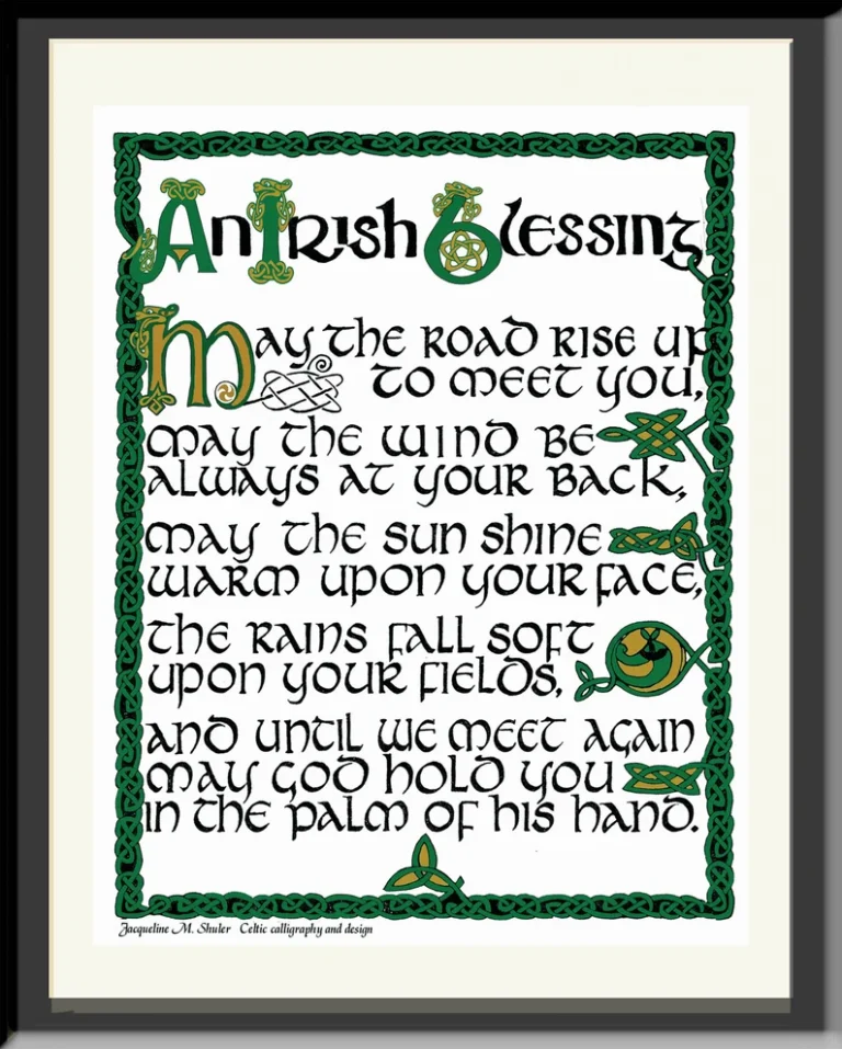 Irish Blessing Framed Print - Image 2