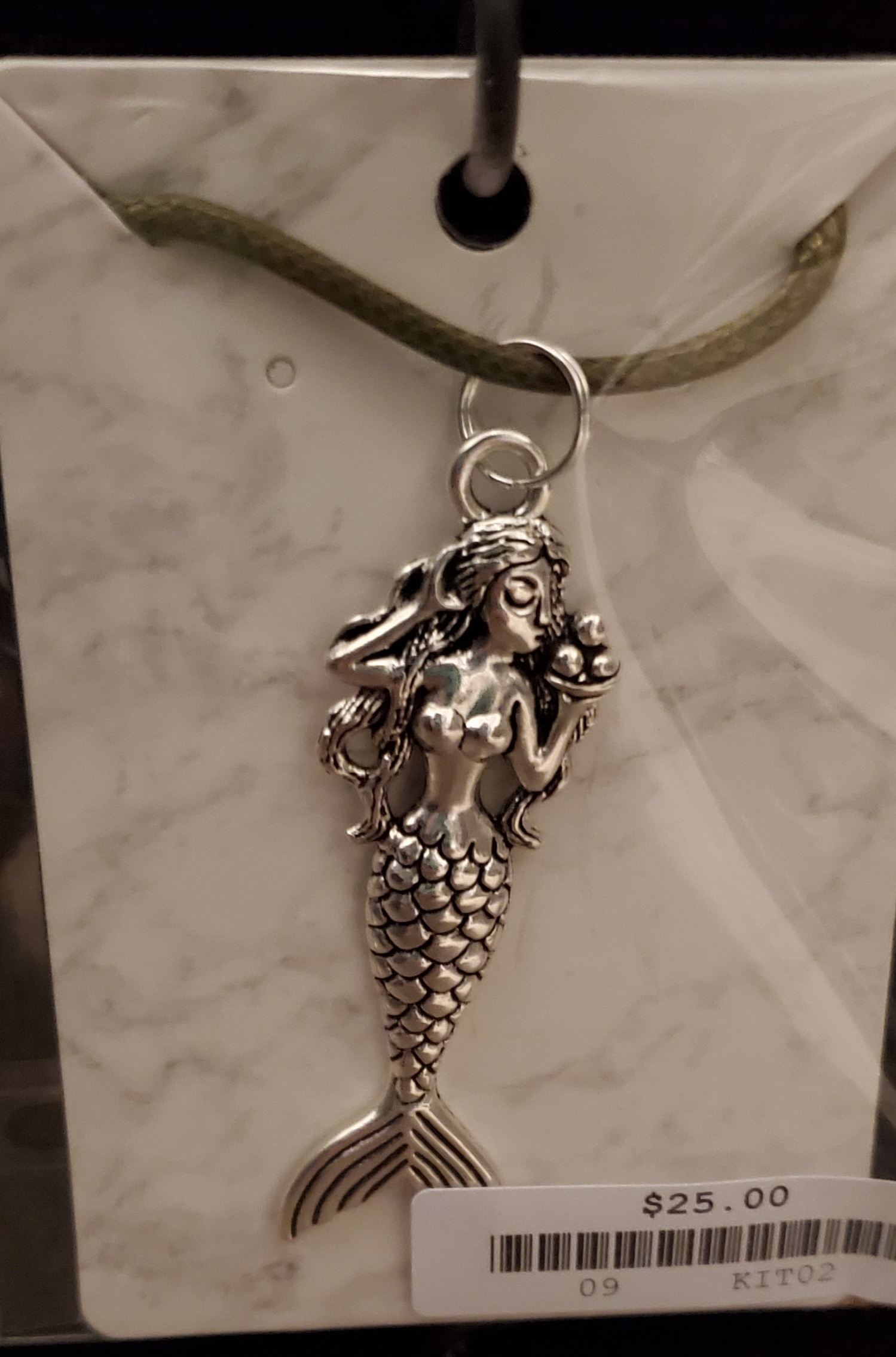 Silver Mermaid Pendant | Celtic Attic