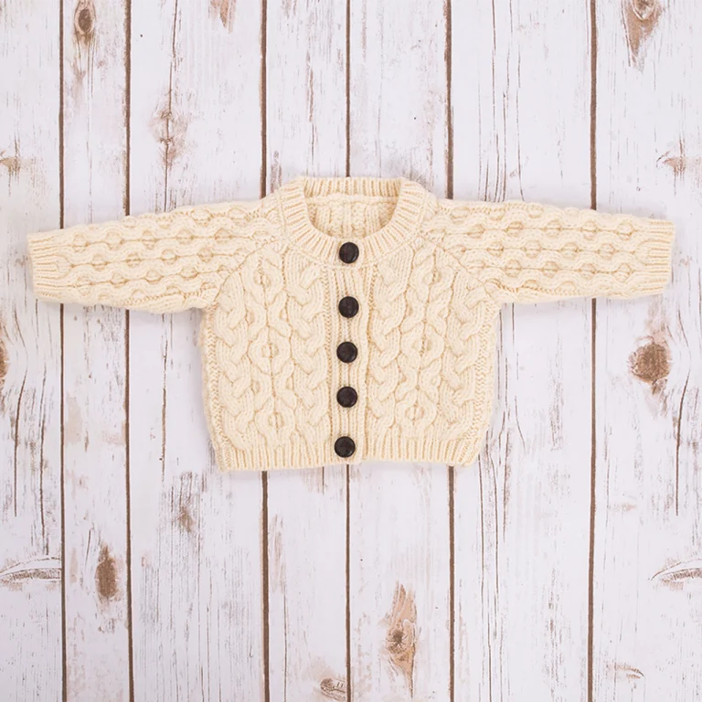 Kids Aran Cardigan