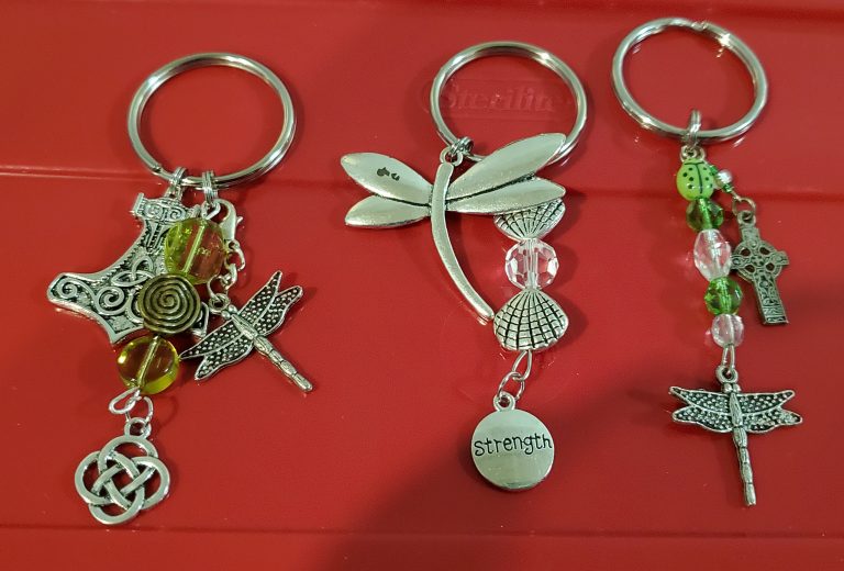 Celtic Dragonfly Key Rings - Image 2