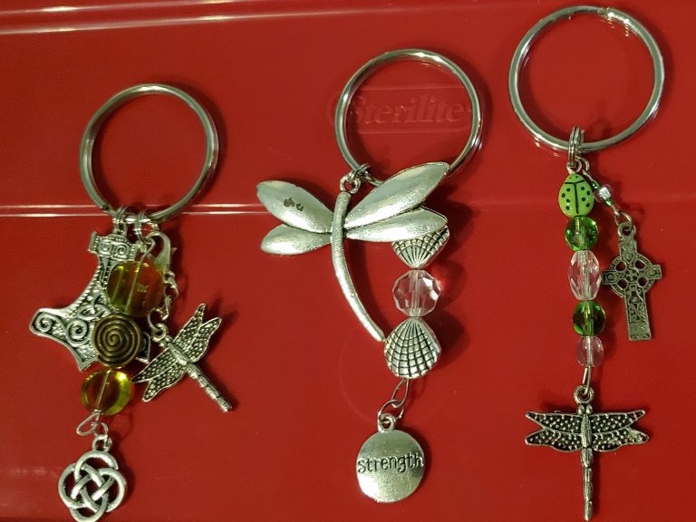 dragonfly key chain