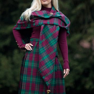 tartan shawl