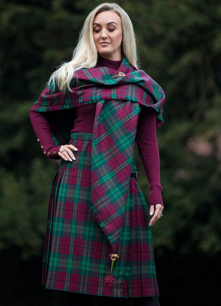 tartan shawl