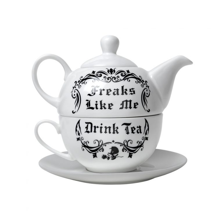 Freaks like me drink tea