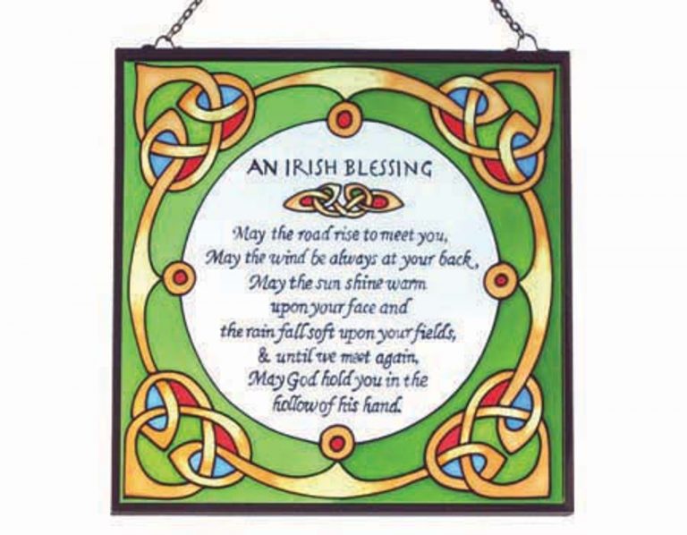 Irish Blessing Stained Glass - Image 2