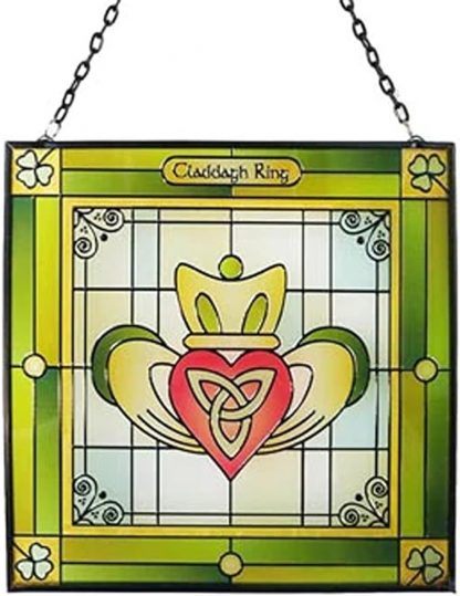 Claddagh Stained Glass