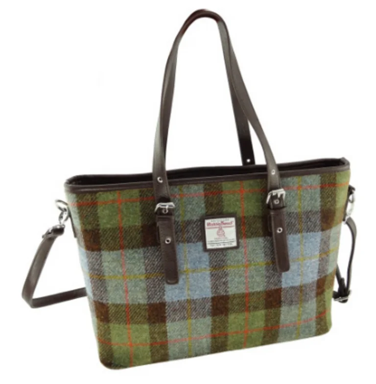 Harris Tweed Tartan Tote - Image 2