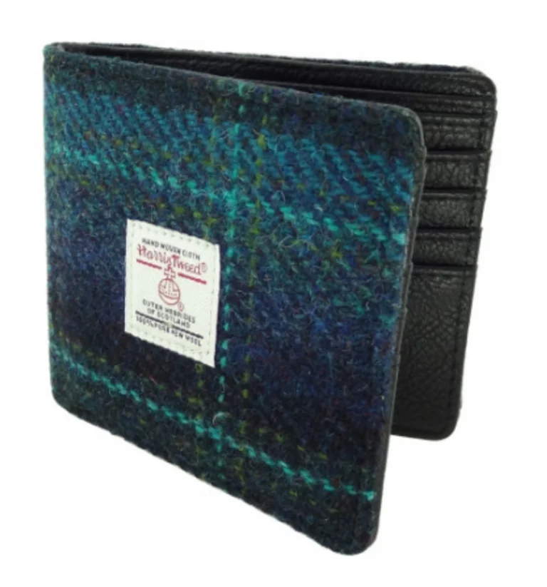 Men's Tweed Tartan Wallet - Image 3