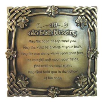 irish blessing plaque