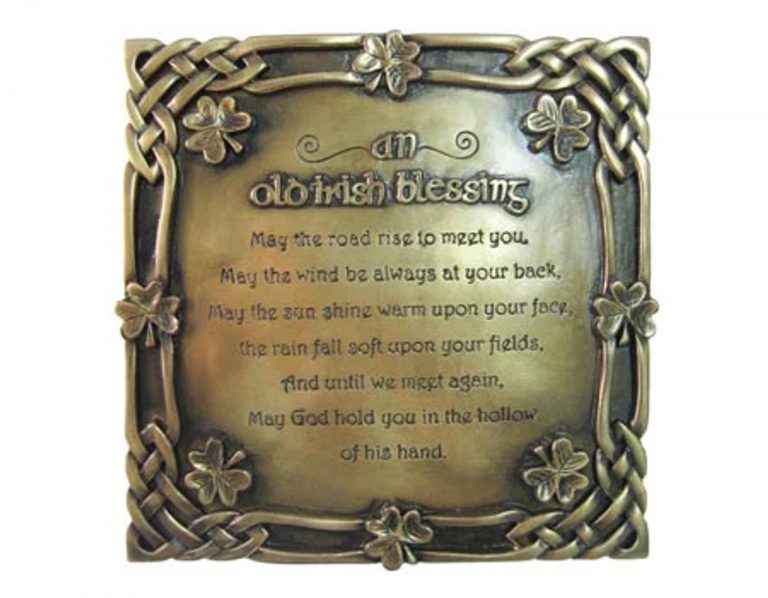 irish blessing plaque