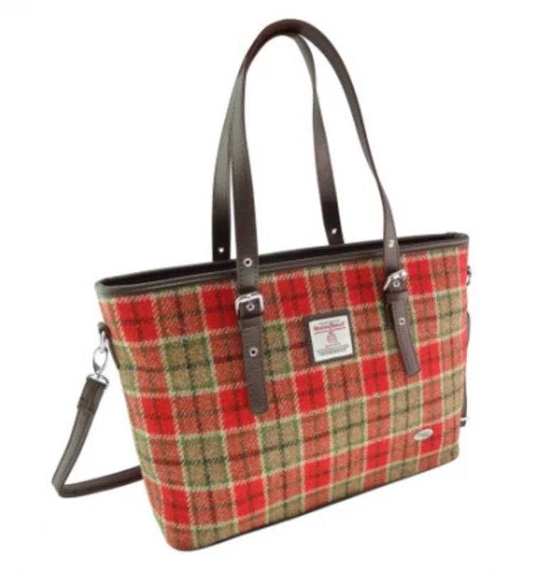 Harris Tweed Tartan Tote - Image 5